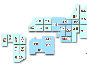 西日本地図